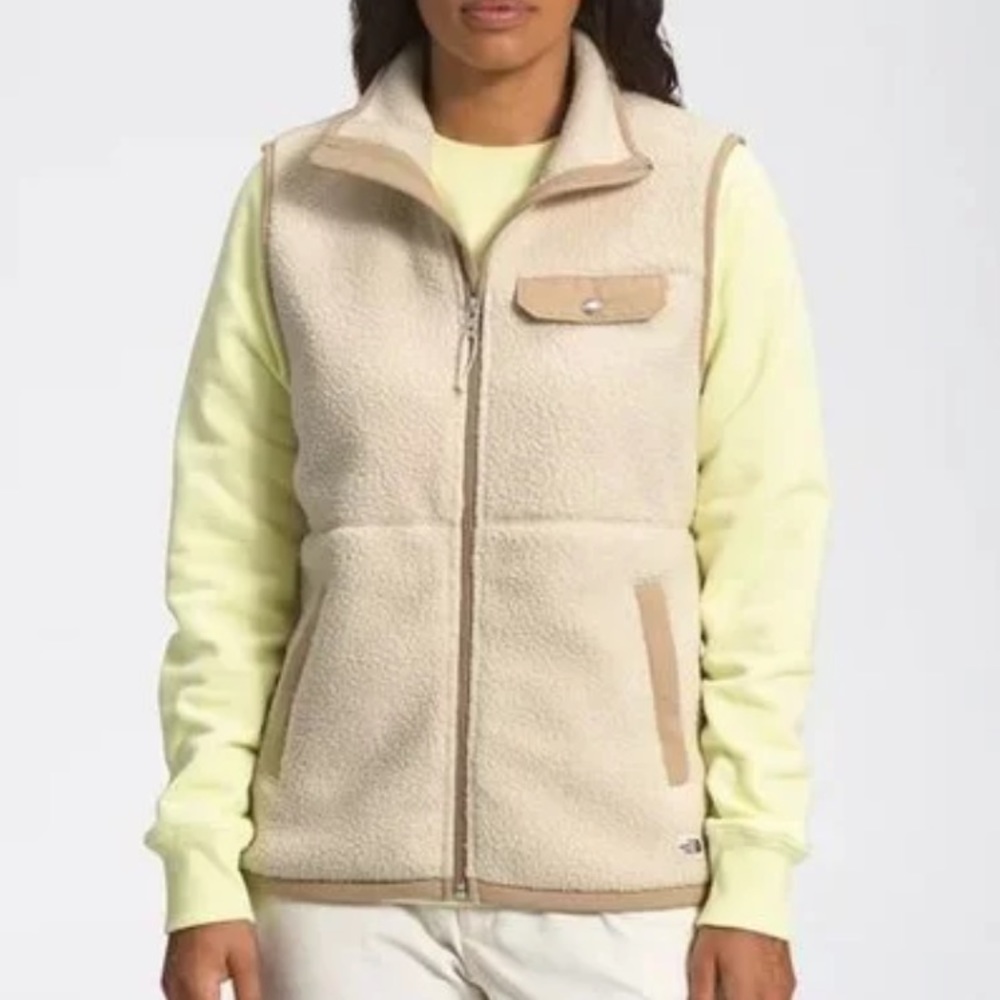 | The North Face | Cragmont Fleece Vest Bleached Sand Hawthorn Khaki. Size XXL.